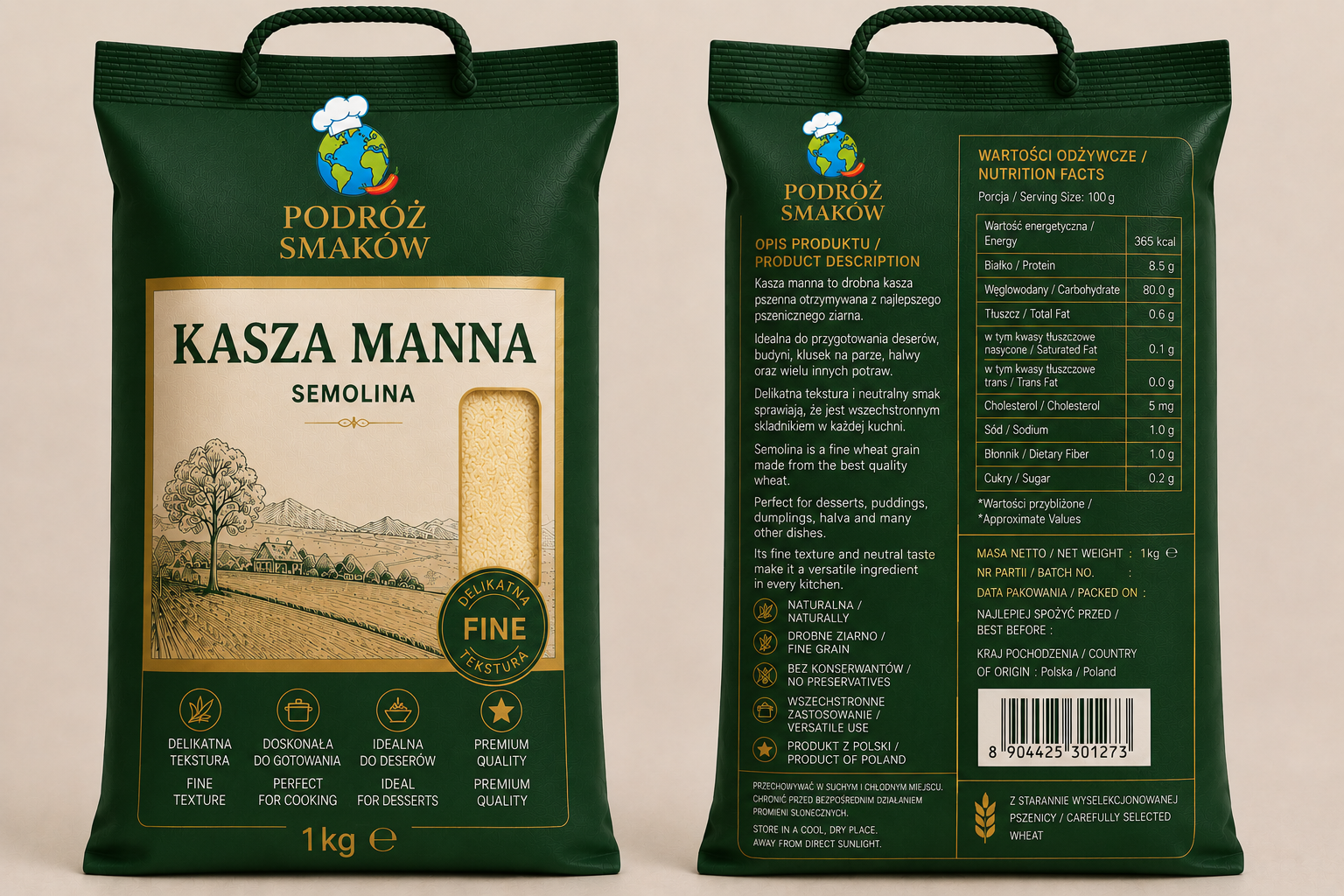 Semolina flour
